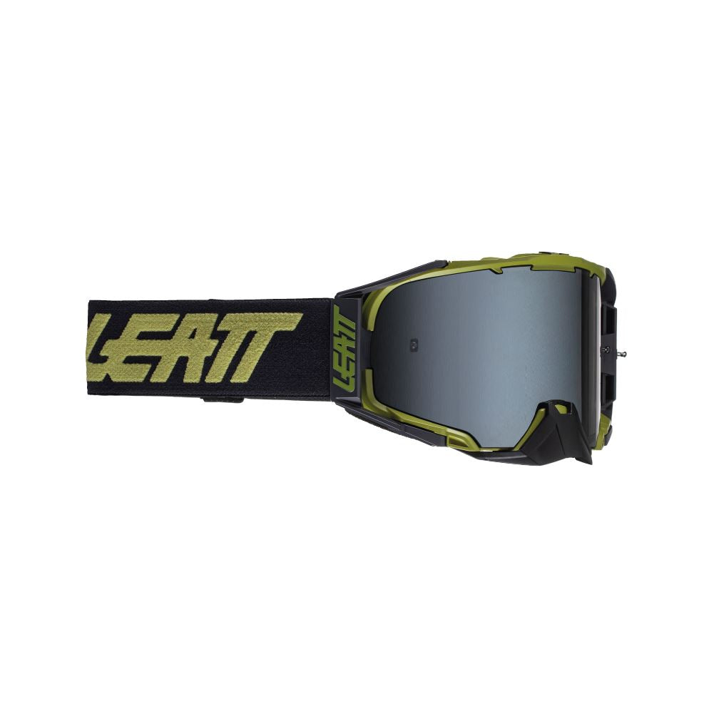 Leatt 2024 Goggles Velocity 6.5 Desert Lime Platinum Lens